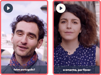 Vídeos en portugués